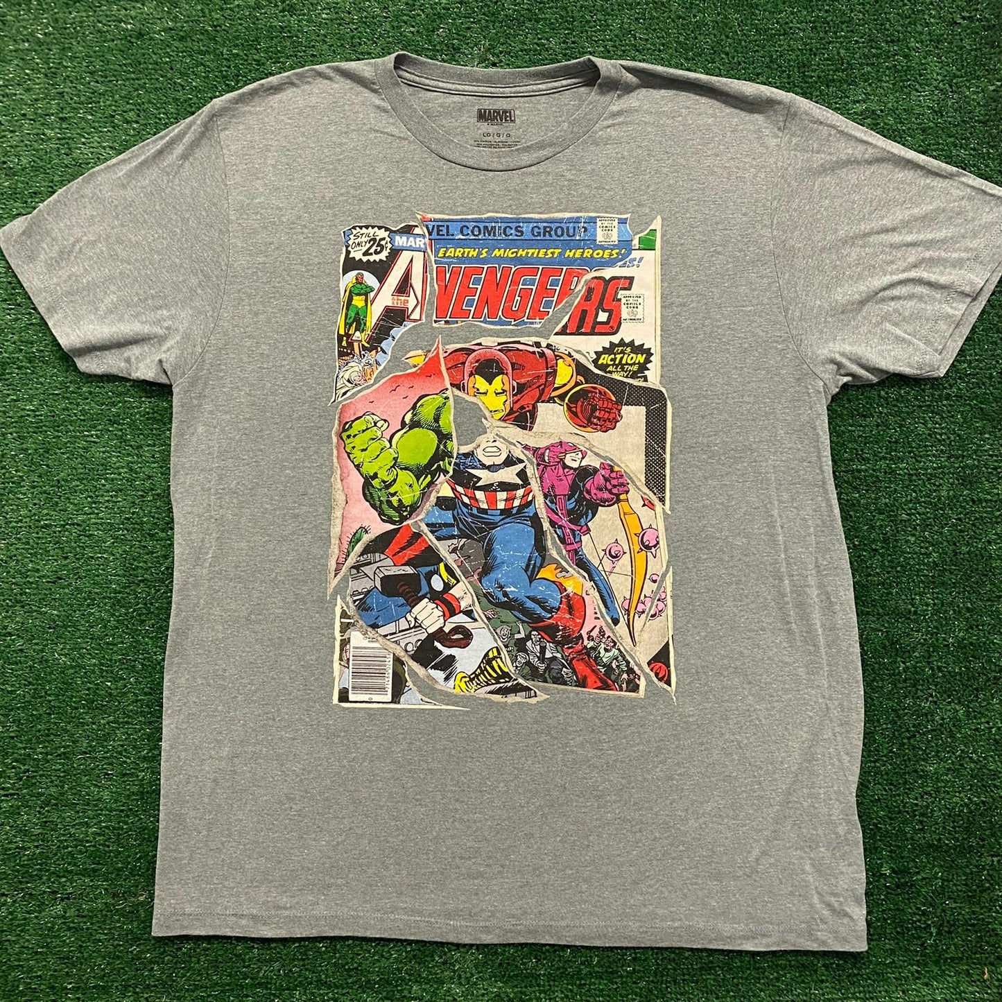 Marvel Avengers Vintage Y2K Comic T-Shirt
