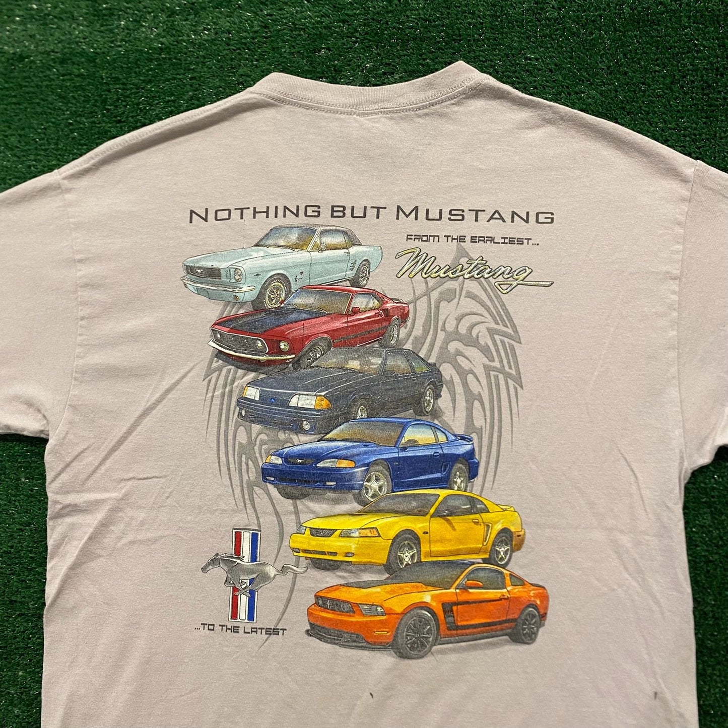 Ford Mustang Vintage Cars Racing T-Shirt