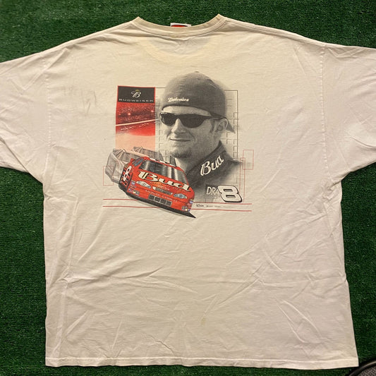 Dale Earnhardt Budweiser Vintage Racing NASCAR T-Shirt