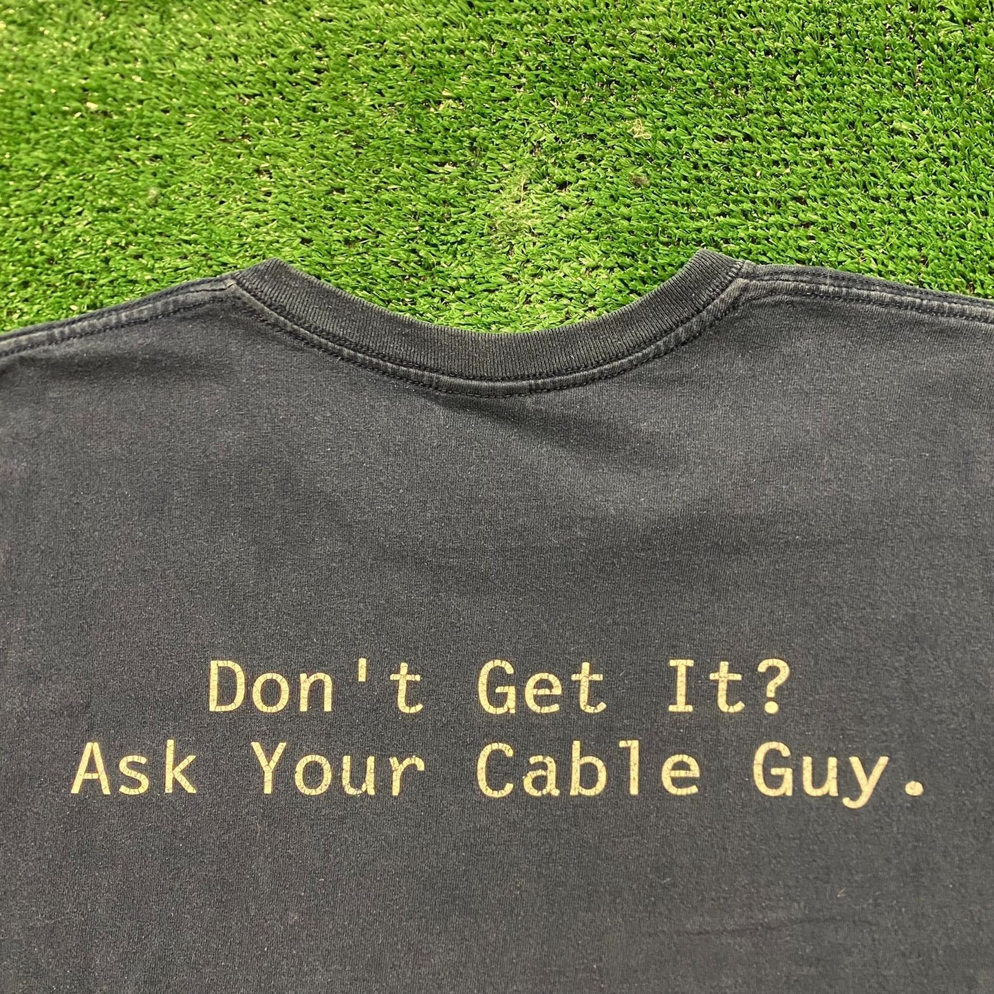 Cable TV Worker Vintage Grunge T-Shirt