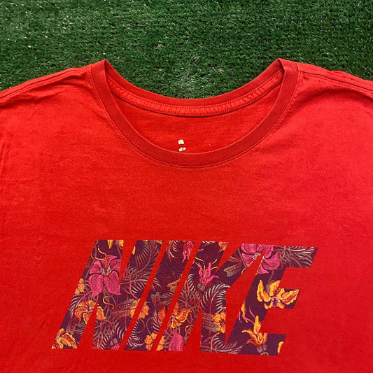 Nike Flowers Floral Essential Vintage Sportswear T-Shirt