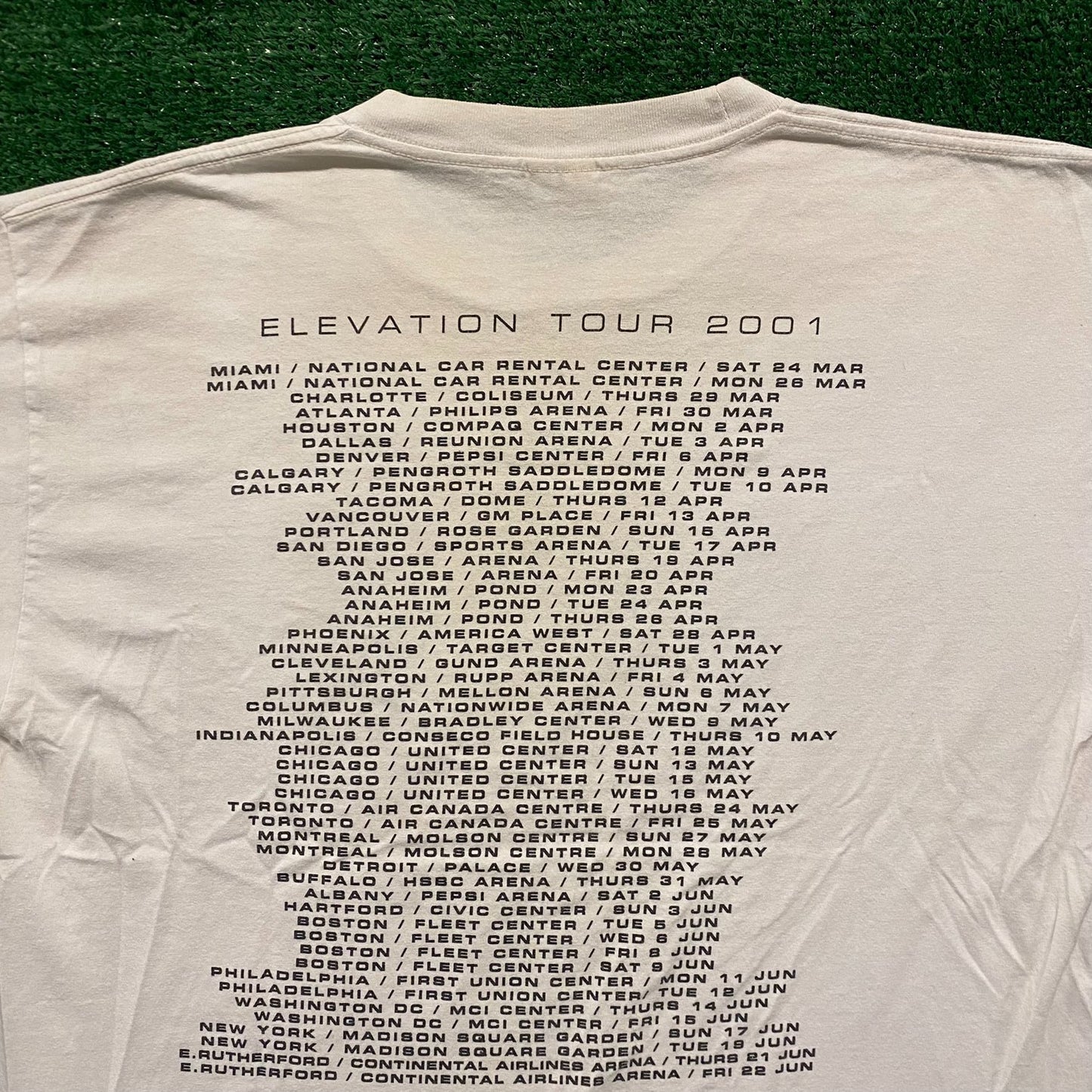 U2 Elevation Tour Vintage Band T-Shirt