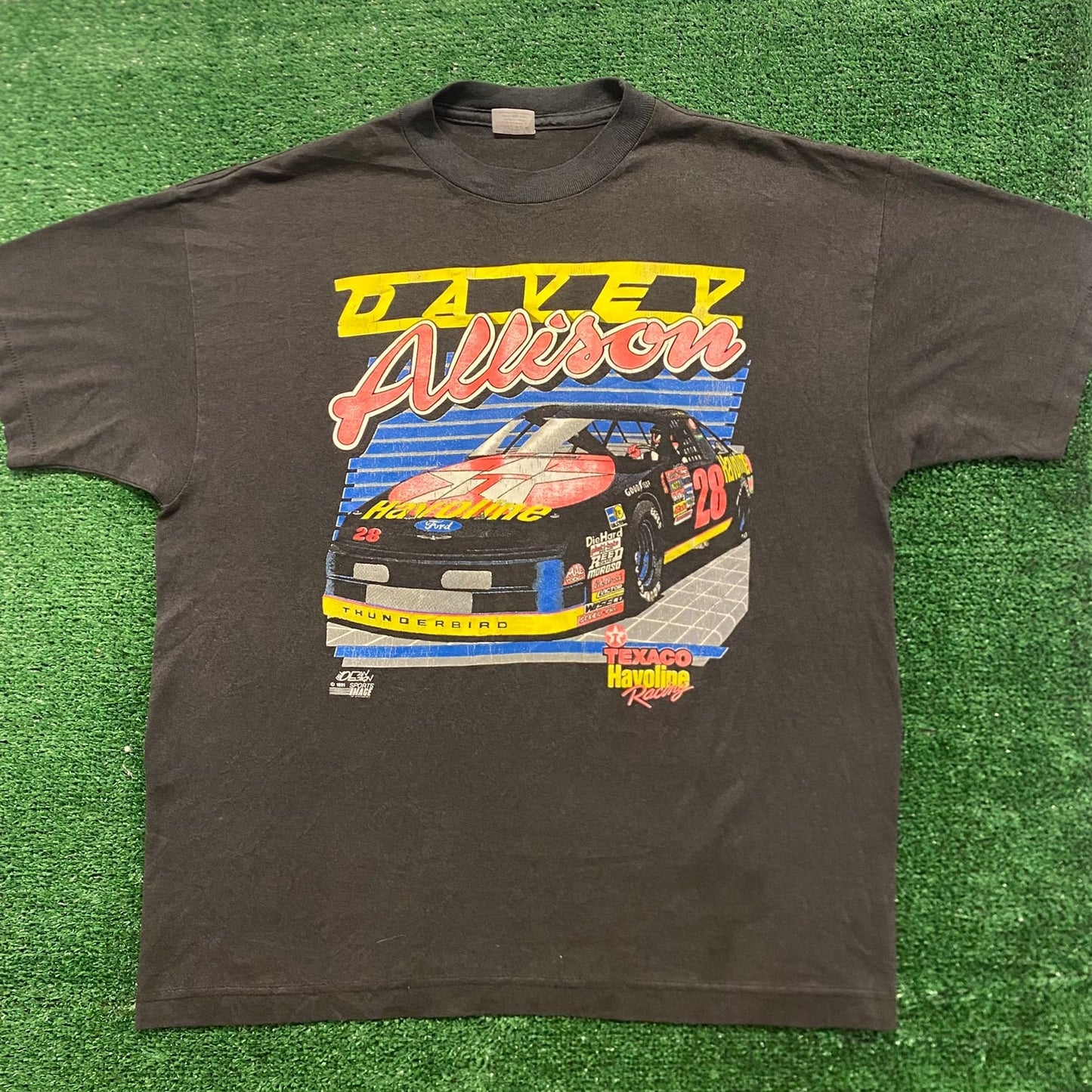Davey Allison Vintage 90s Racing T-Shirt