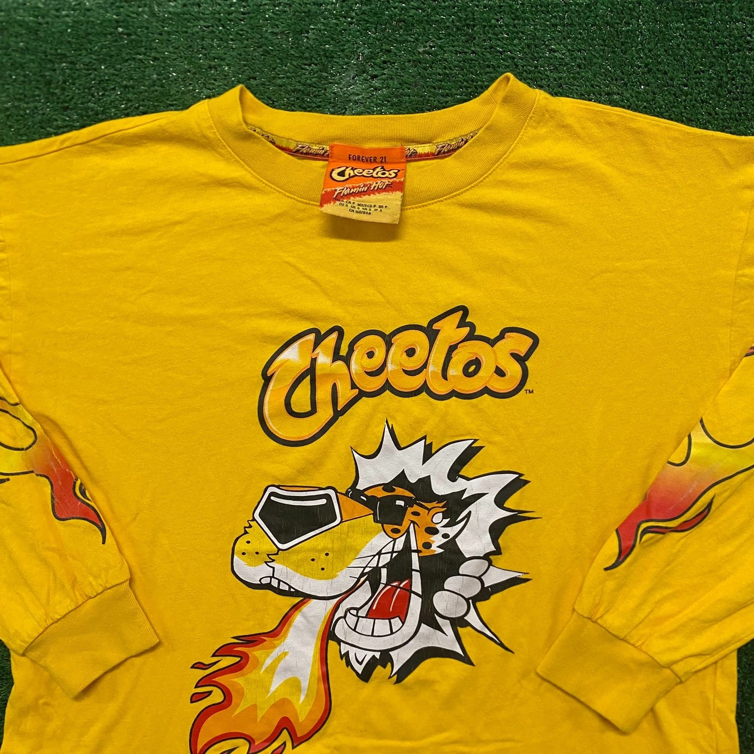 CHEETOS Chester Cheetah Flamin' Hot T-Shirt Tee Shirt Food Snack
