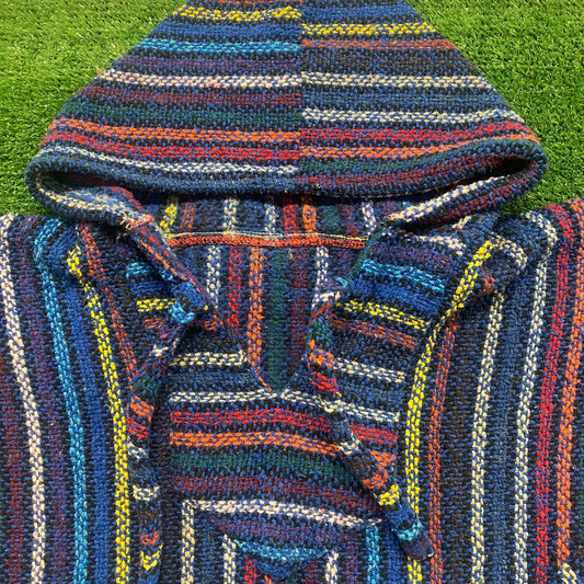 Striped Vintage Skater Baja Hoodie