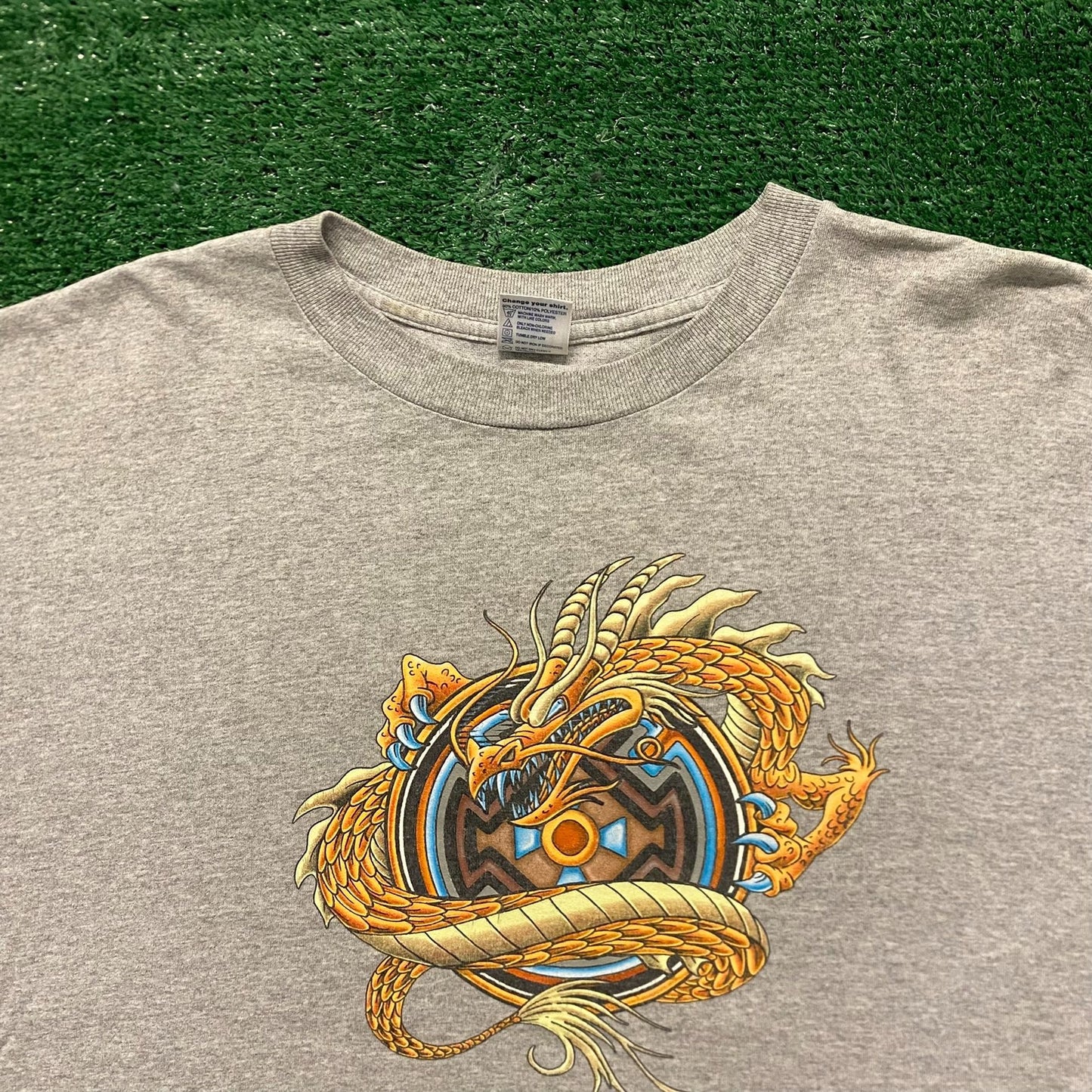 Golden Dragon Vintage Skater T-Shirt
