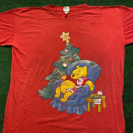 Pooh Piglet Vintage 90s Cartoon T-Shirt