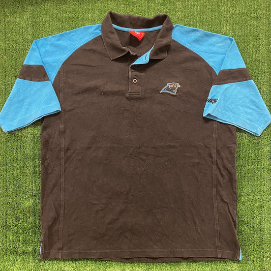 Carolina Panthers Vintage NFL Polo Shirt