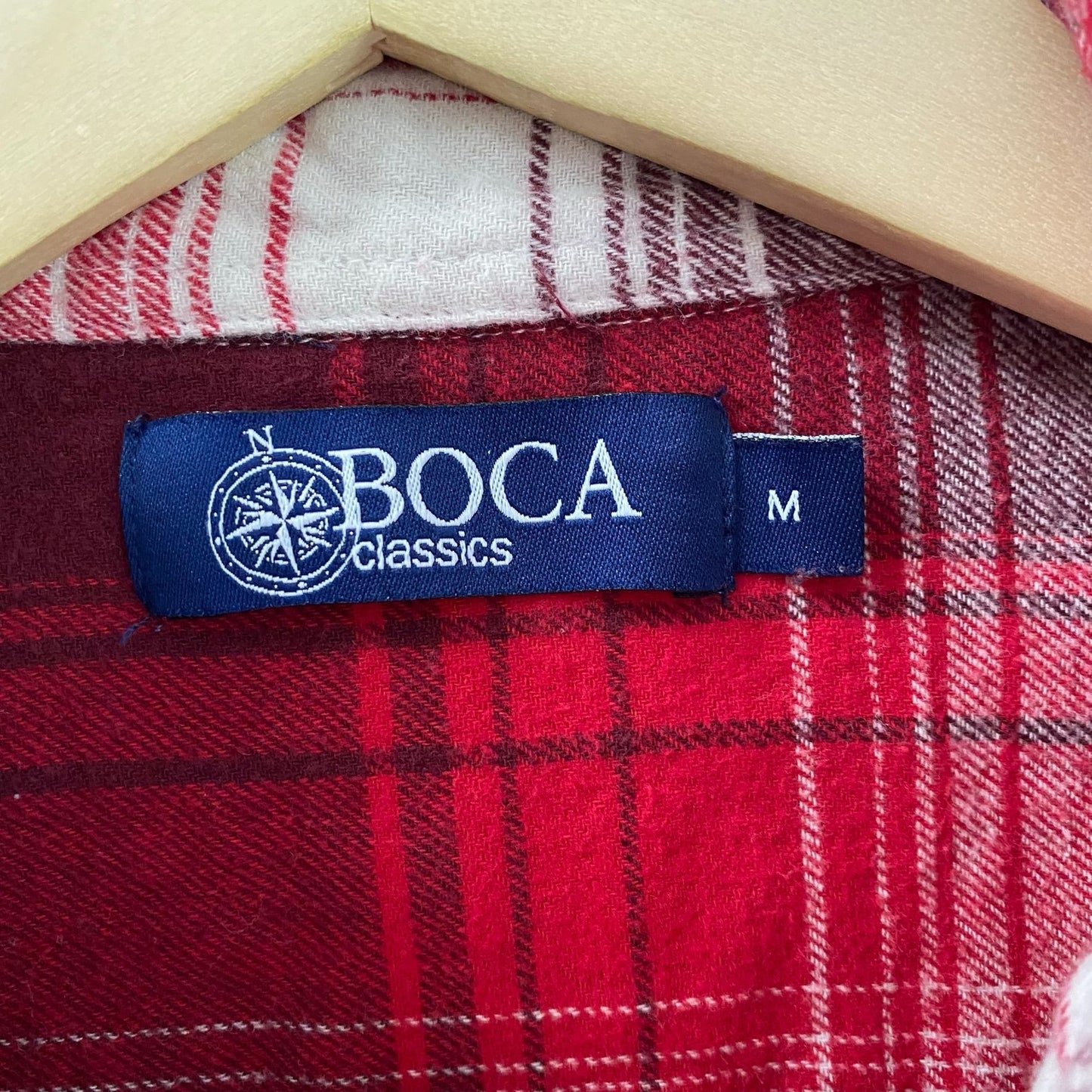 Boca Classics Plaid Flannel Shirt