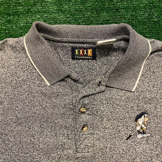 Grumpy Golf Vintage Disney Polo Shirt