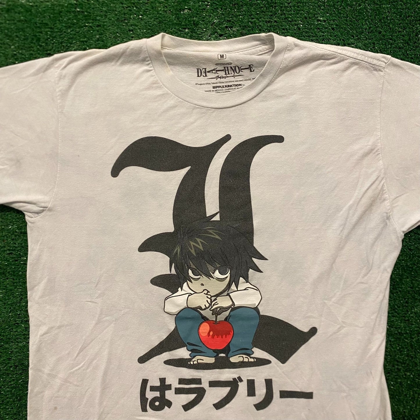 Death Note L Vintage Emo Goth Anime Manga Cartoon T-Shirt