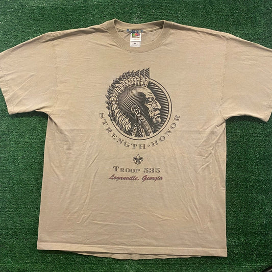 Boy Scouts Native Mohawk Vintage T-Shirt