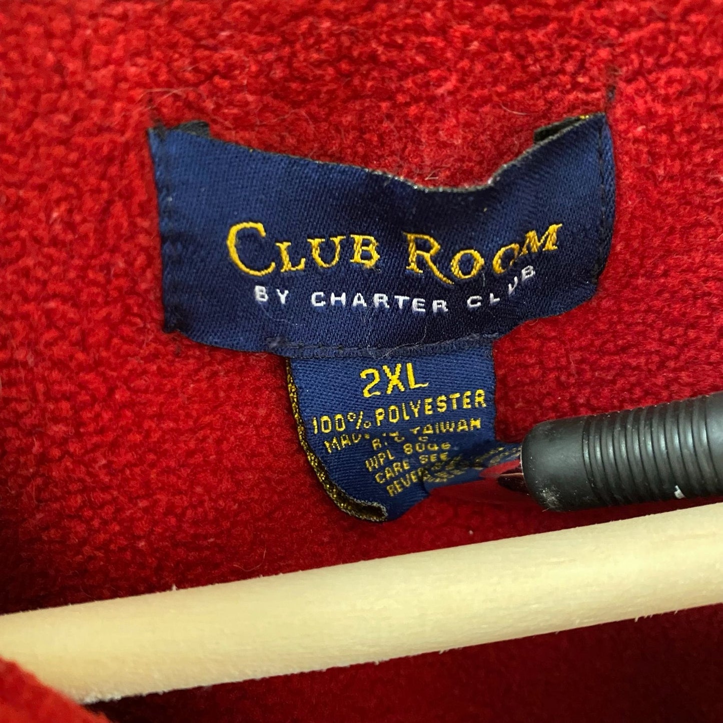 Club Room Geometric Fleece Sweatshirt