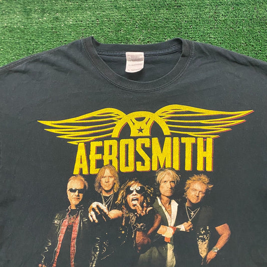 Aerosmith Global Warming Vintage Rock Band T-Shirt