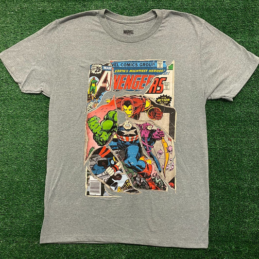 Marvel Avengers Vintage Comic Movie T-Shirt