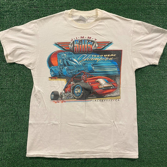 Jimmy Sills Vintage 90s Racing T-Shirt