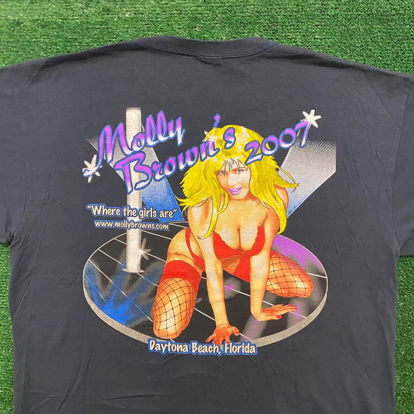 Molly Brown's Sexy Stripper Vintage Biker T-Shirt