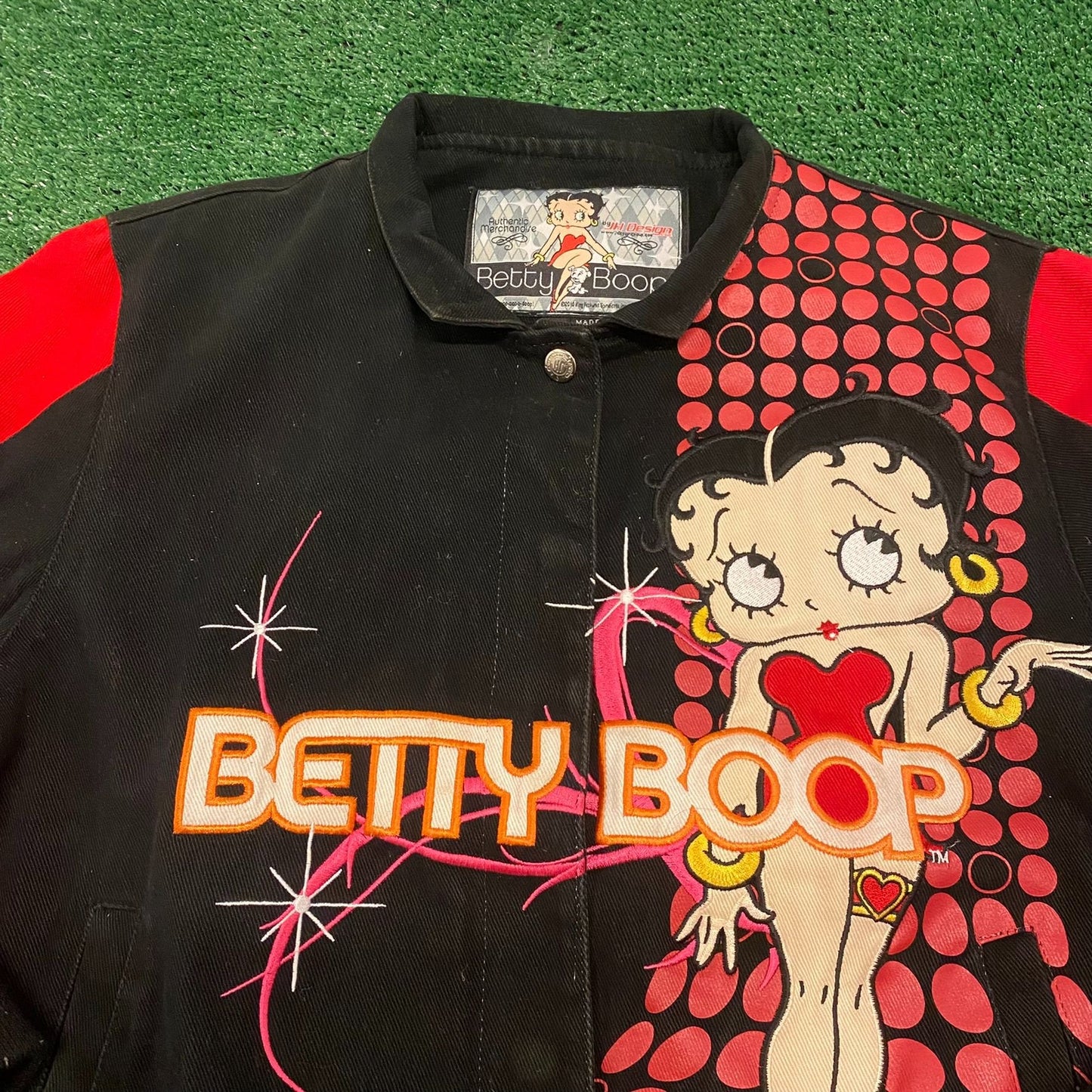 Betty Boop Vintage Y2K Racing Jacket – Agent Thrift