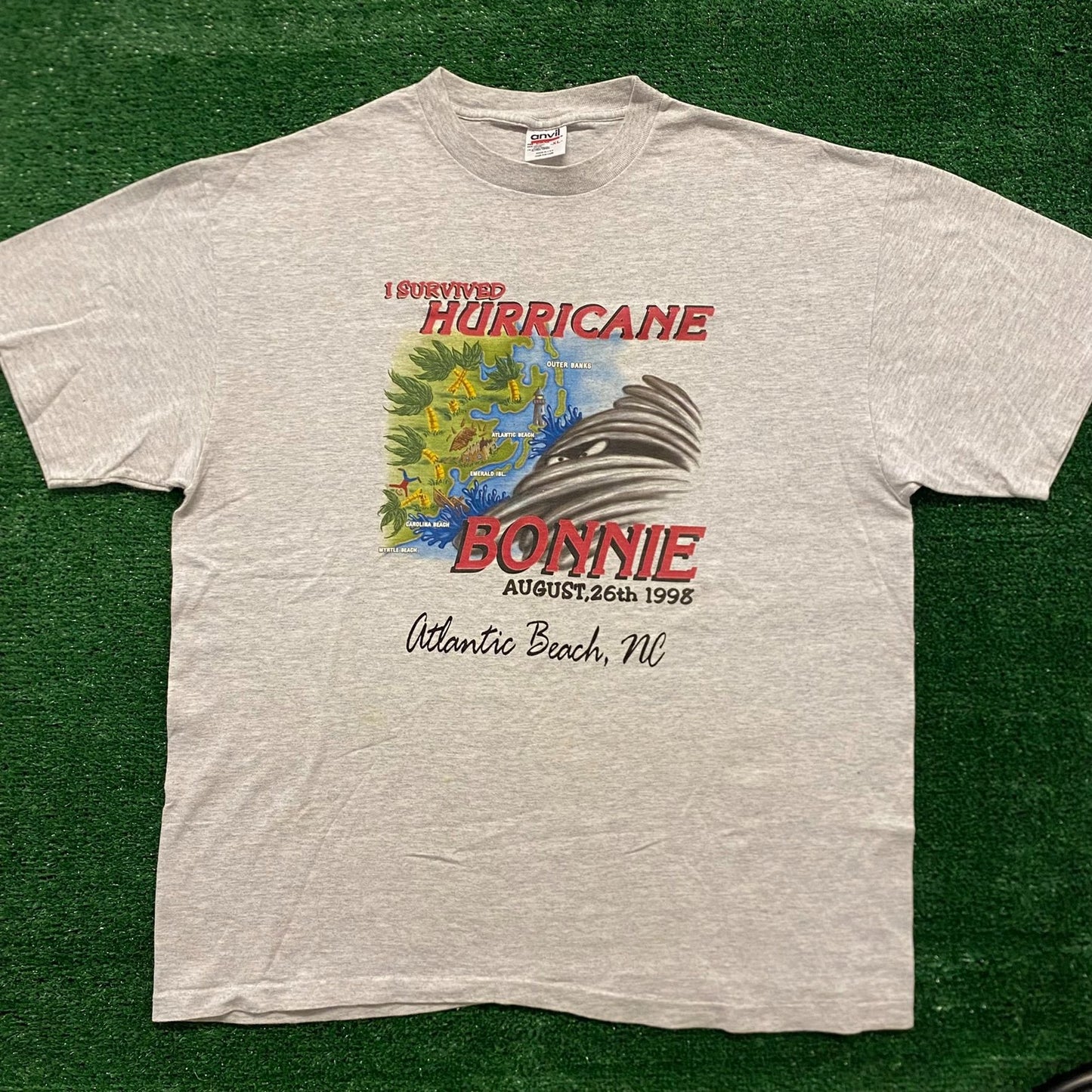 Hurricane Vintage 90s Weather Natural Disaster T-Shirt