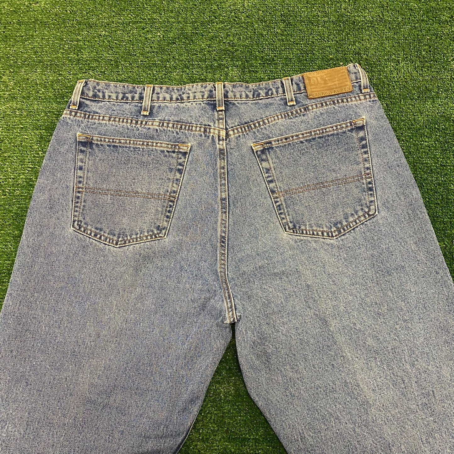 Ralph Lauren Vintage Baggy Denim Pants