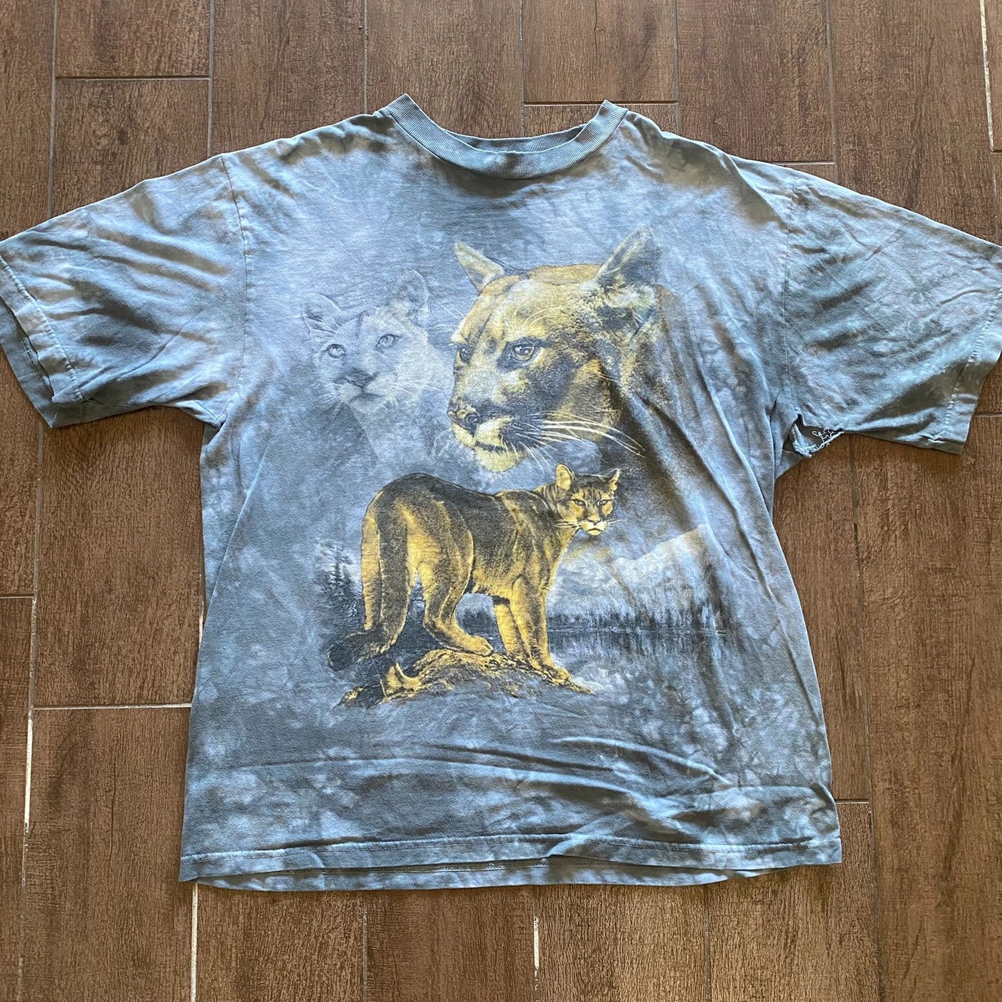 Acid Wash Panther Vintage T-Shirt