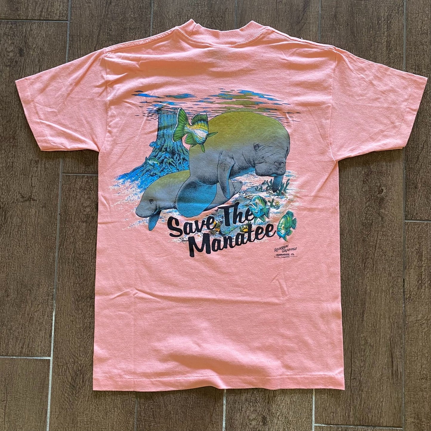 Florida Manatees Pastel Vintage T-Shirt