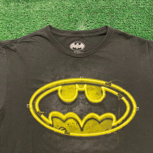 Batman Neon Basic Vintage Retro T-Shirt