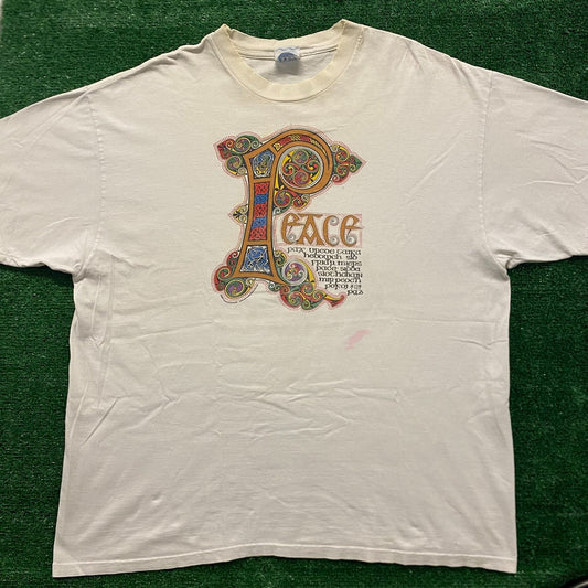 Celtic Peace Vintage 90s T-Shirt