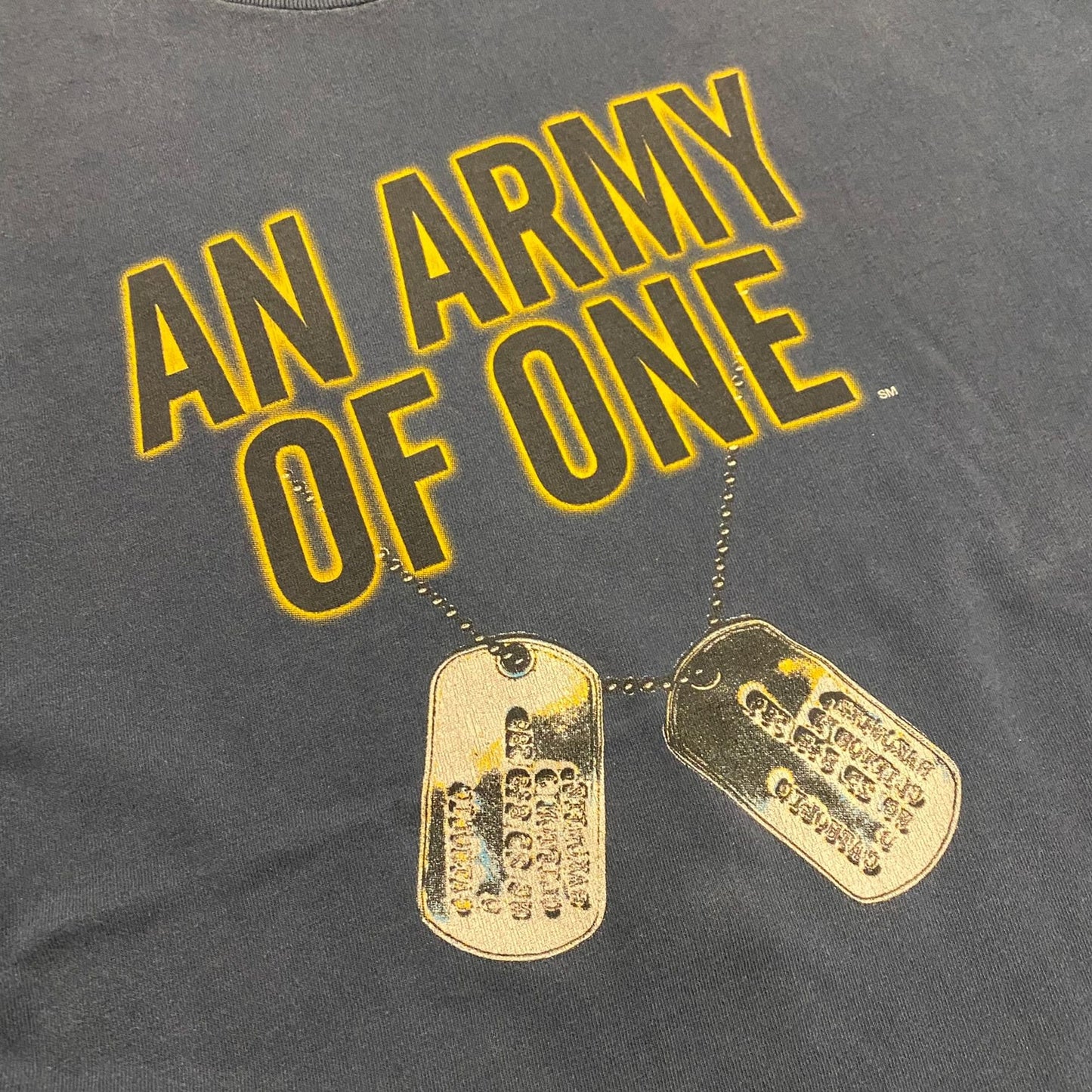 Army Dog Tag Vintage T-Shirt