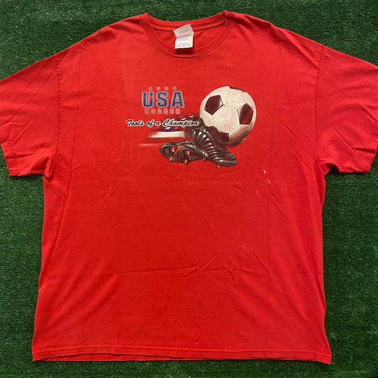USA Soccer Champion Vintage Sports T-Shirt