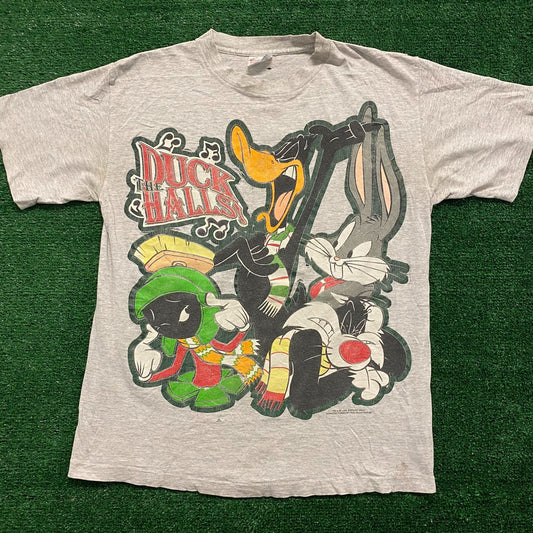 Looney Tunes Christmas Vintage 90s Cartoon T-Shirt