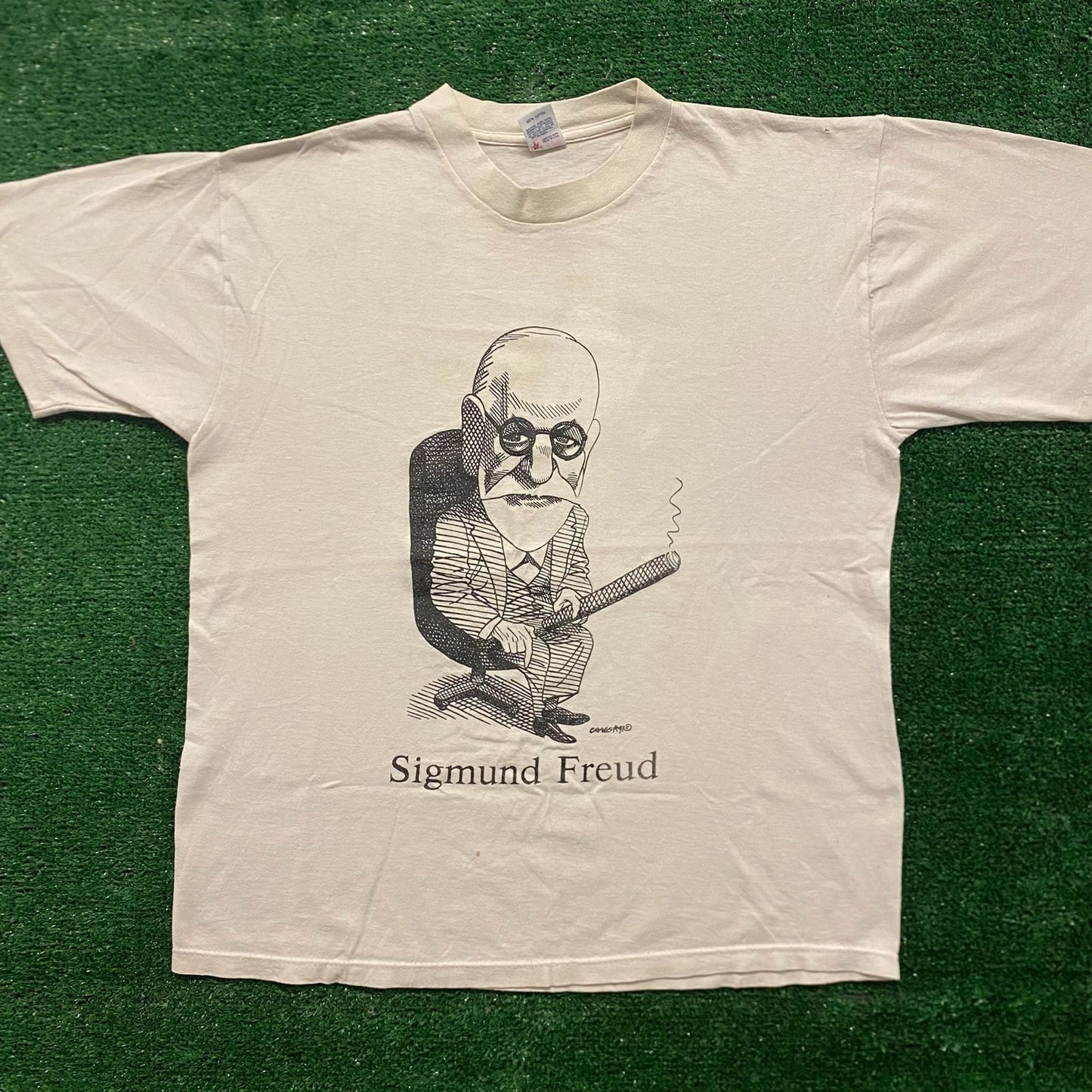 Sigmund Freud Psychology Vintage 90s T-Shirt