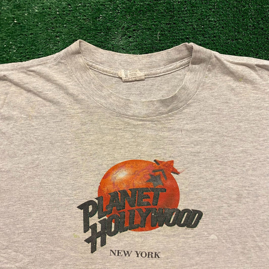 Planet Hollywood Vintage 90s Grunge T-Shirt