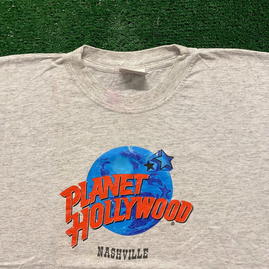 Planet Hollywood Nashville Vintage 90s Grunge T-Shirt