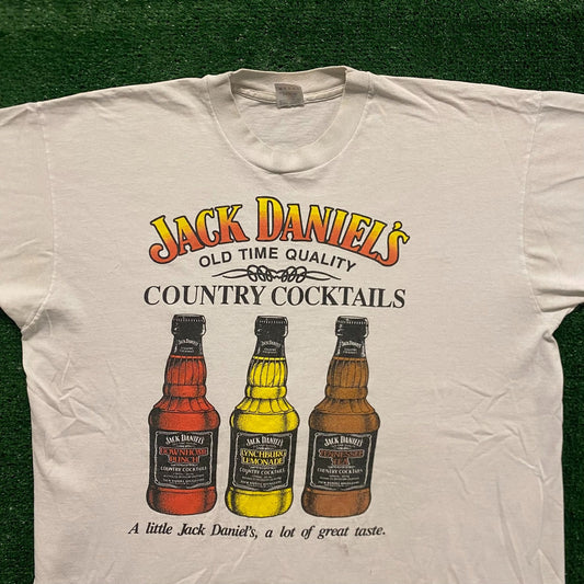 Jack Daniels Whiskey Vintage 90s Alcohol T-Shirt