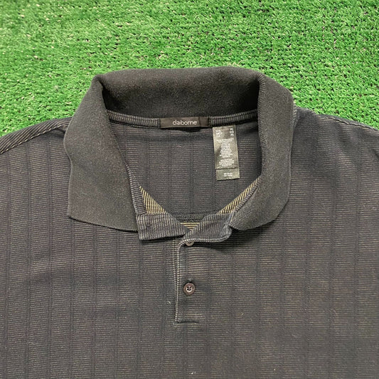 Basic Essential Striped Vintage Polo Shirt