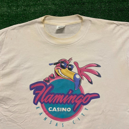 Flamingo Casino Vintage 90s Skater T-Shirt