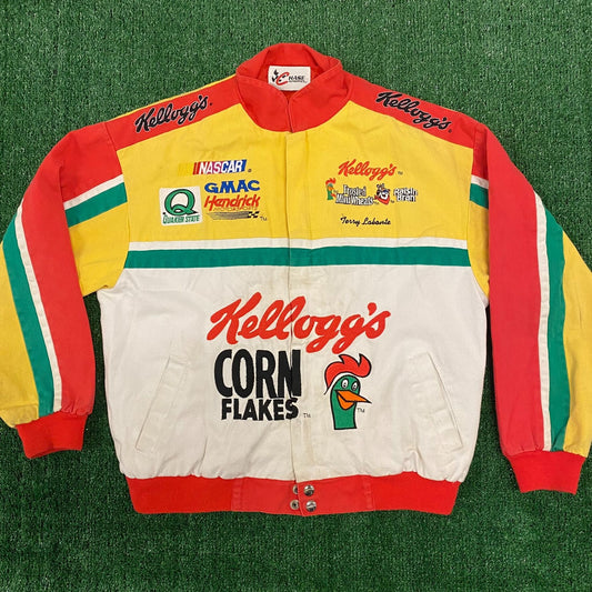 Corn Flakes Vintage 90s NASCAR Racing Jacket