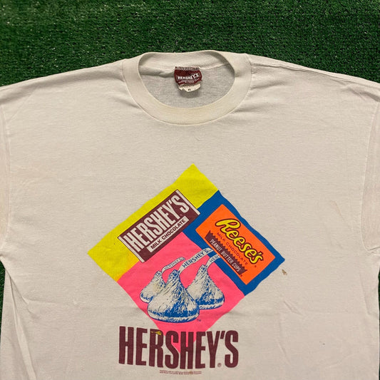 Hershey's Chocolate Vintage 90s Candy Junk Food T-Shirt