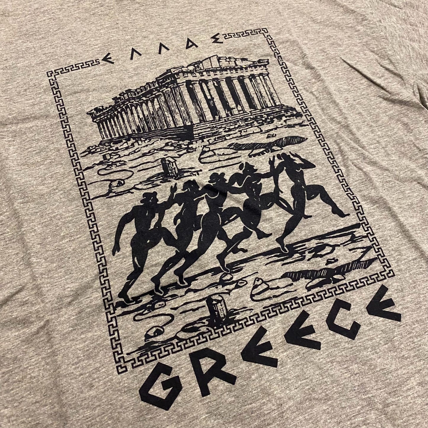 Vintage Y2K Essential Ancient Greece Tourist T-Shirt