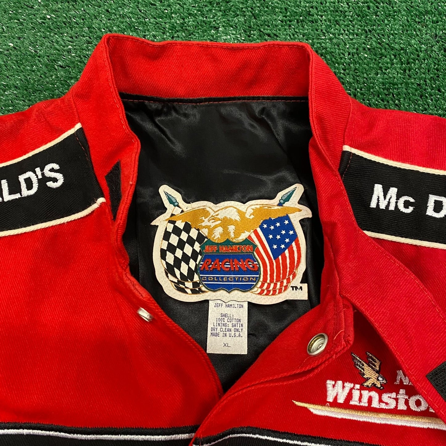 McDonald's Racing Vintage 90s NASCAR Jacket
