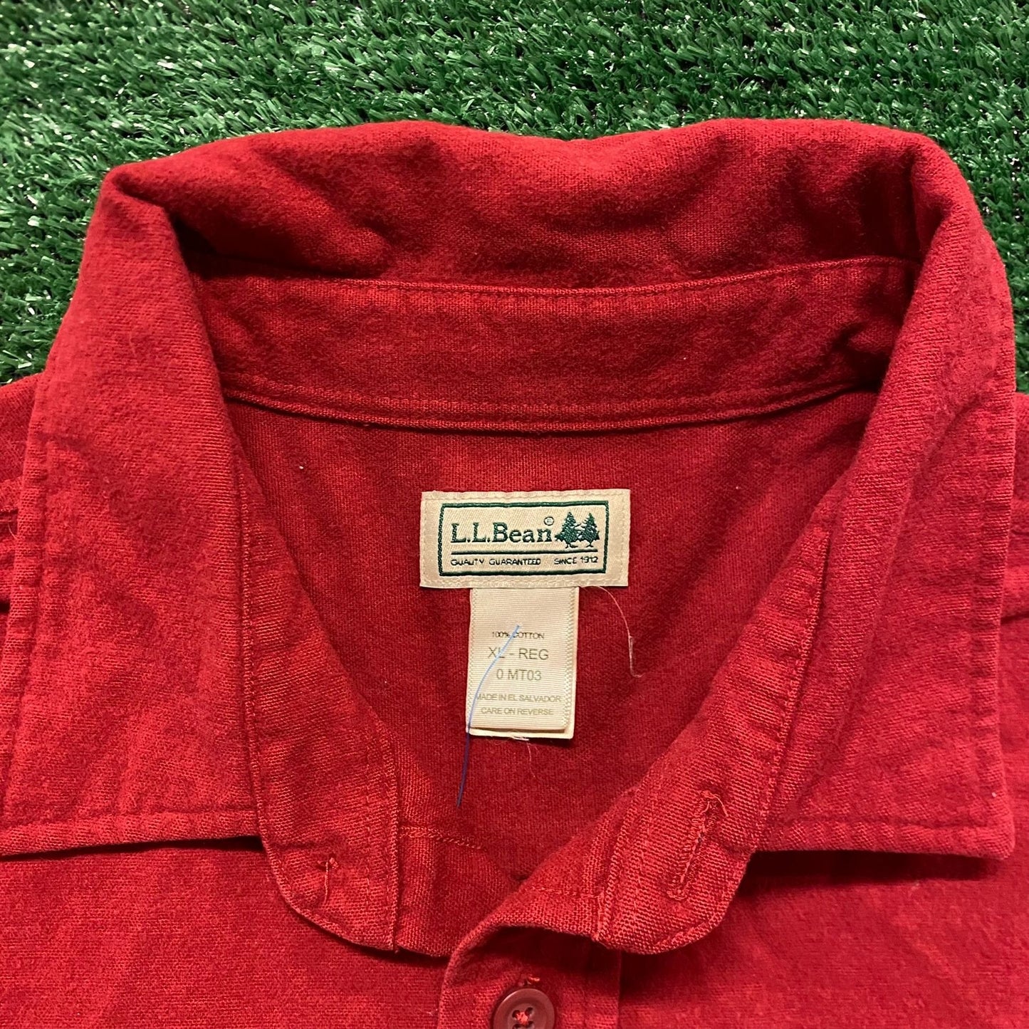 LL Bean Vintage Flannel Work Shirt