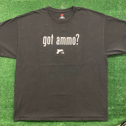 Got Ammo Vintage Guns Humor Parody T-Shirt