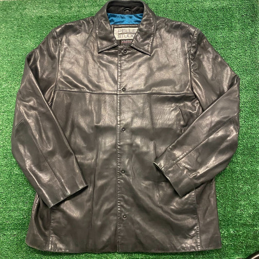 Wilsons Leather Vintage 90s Coat Jacket