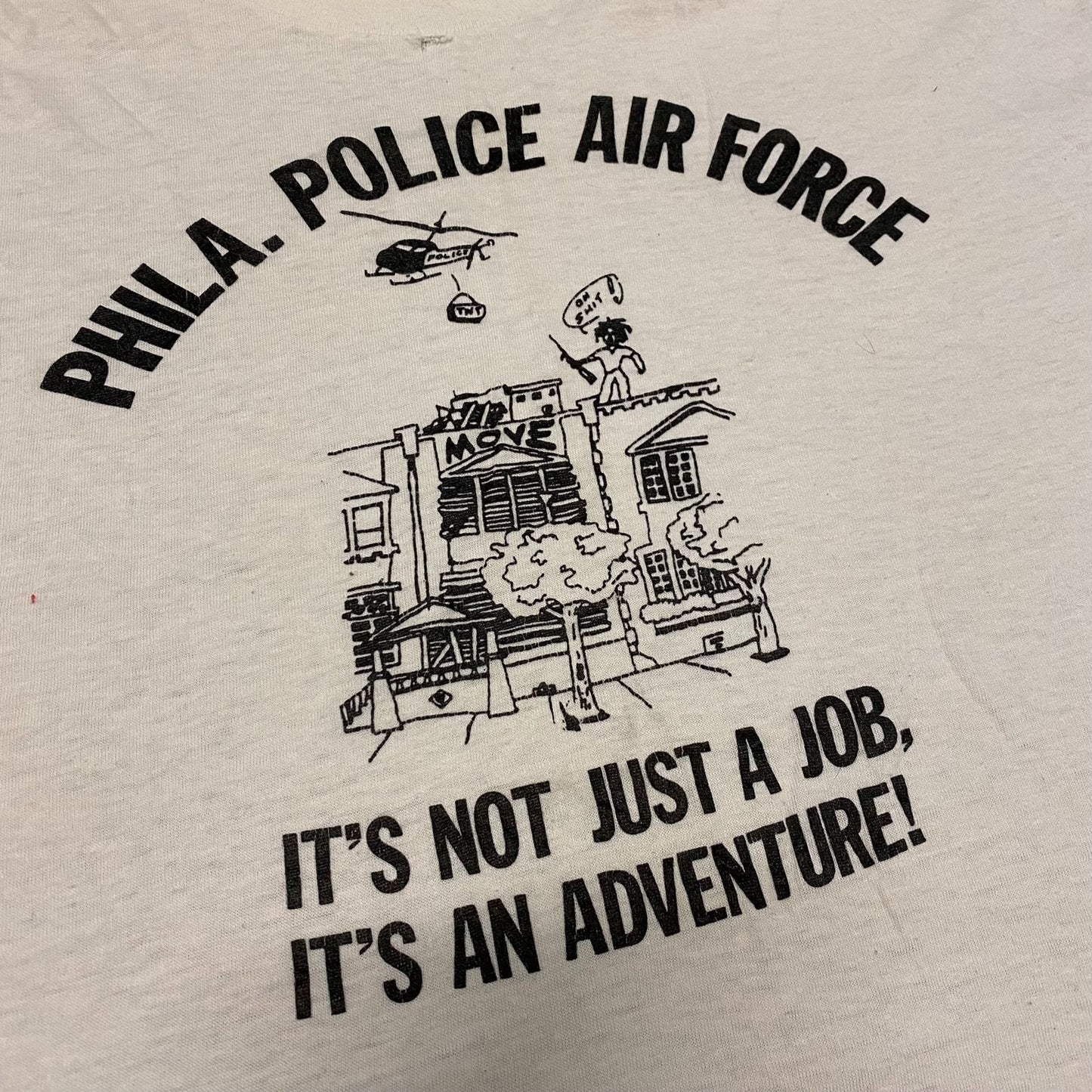 Police Air Force Vintage 80s T-Shirt