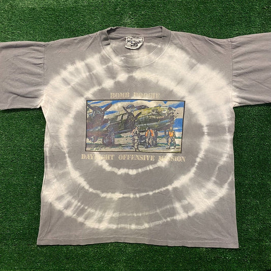 Vintage 80s Essential Air Force Bomber Military T-Shirt