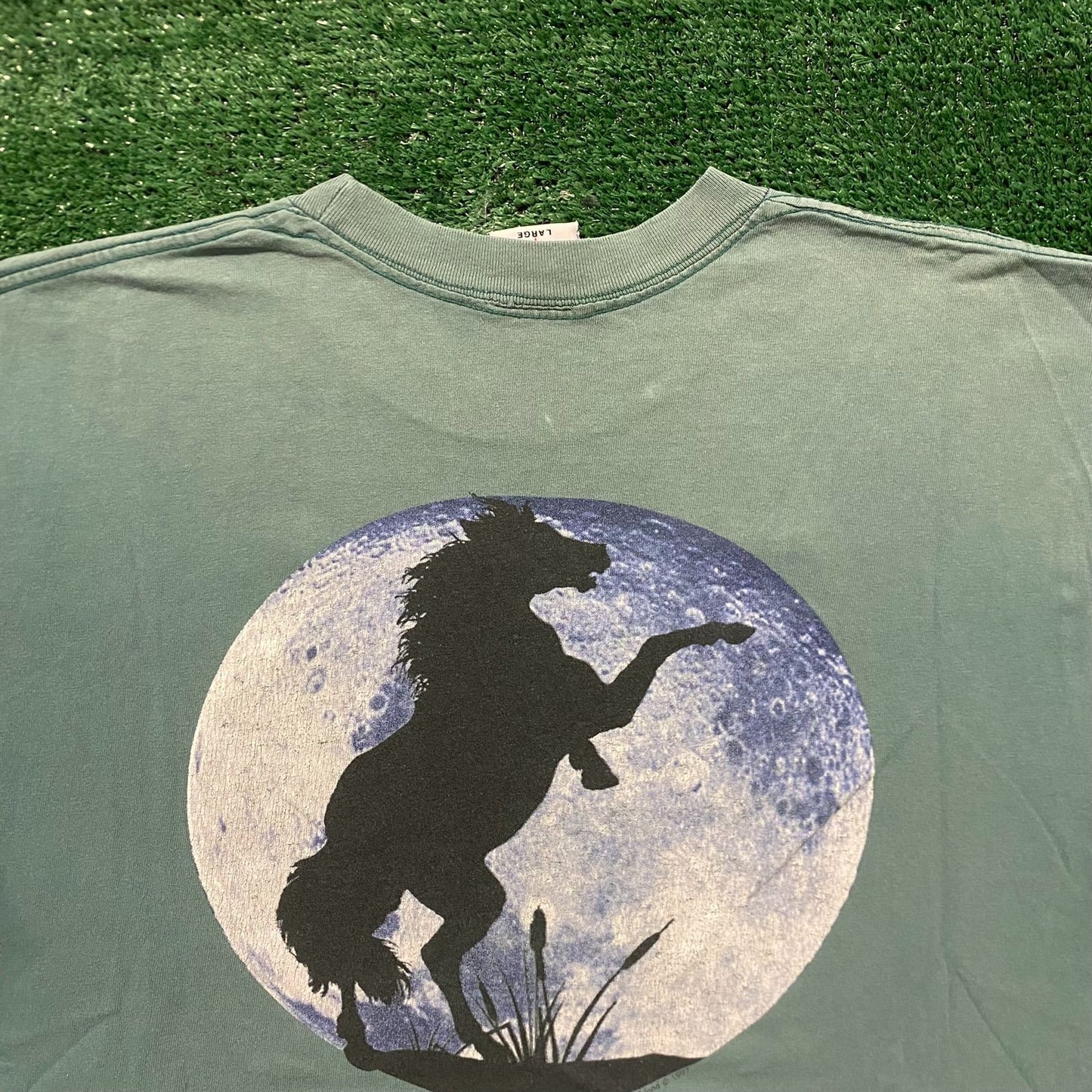 Horse Moon Vintage Western Nature Animals T-Shirt