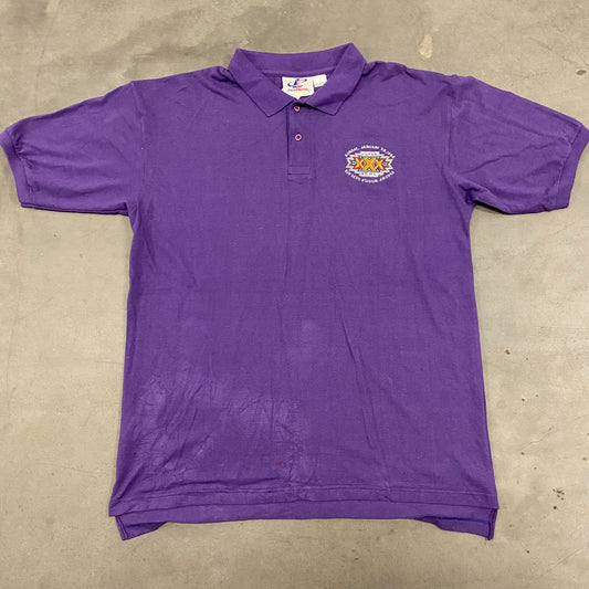 Super Bowl Vintage 90s Polo Shirt