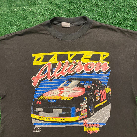 Davey Allison Vintage 90s Racing T-Shirt