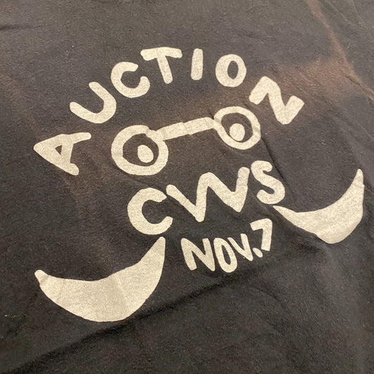 Vintage 80s Essential Sun Faded Auction Single Stitch T-Shirt